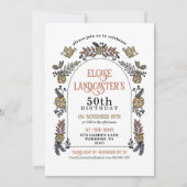 Invitation Jardin Flower Arch Jalon 50e anniversaire (Devant)