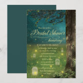 Invitation Jardin forestier enchanté Fête des mariées rustiqu (Devant / Derrière)