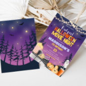 Invitation Jardin Halloween Anniversaire Soirée cinéma