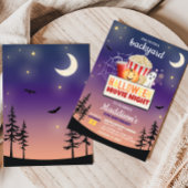 Invitation Jardin Halloween Film Nuit Anniversaire