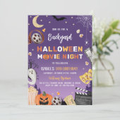 Invitation Jardin Halloween Film Nuit Anniversaire (Debout devant)