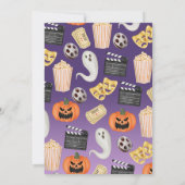 Invitation Jardin Halloween Film Nuit Anniversaire (Dos)