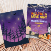 Invitation Jardin Halloween Party Movie Soirée