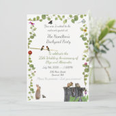 Invitation Jardin :invitations (Debout devant)