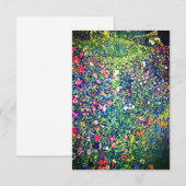 Invitation Jardin italien Gustav Klimt (Devant / Derrière)