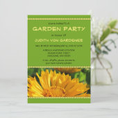Invitation Jardin Jaune Coréopsis Fleur (Debout devant)