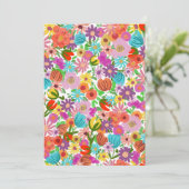 Invitation Jardin Joyeux en Fleur (Debout devant)