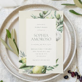 Invitation Jardin méditerranéen Douche nuptiale