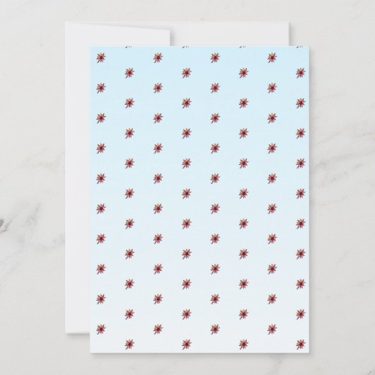 Invitation Jardin mignon fille avec fleurs Anniversaire (Dos)