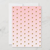 Invitation Jardin mignon Fleurs Filles Cheveux Noir Anniversa (Dos)