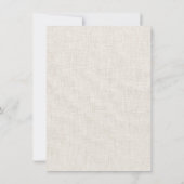 Invitation Jardin minimaliste Fleur sauvage simple Mariage d' (Dos)