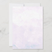 Invitation Jardin mou Hydrangea Fête des mariées florale (Dos)