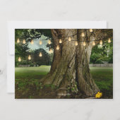 Invitation Jardin Nouveau Accueil BBQ Fête de réchauffement d (Dos)