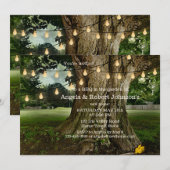 Invitation Jardin Nouveau Accueil BBQ Fête de réchauffement d (Devant / Derrière)