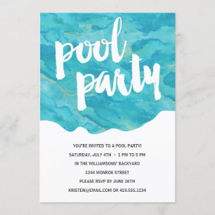 Invitation Jardin   Partie du pool