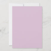 Invitation Jardin Romantique Fleurs Mariage (Dos)