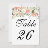 Invitation Jardin rose (Dos)