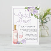 Invitation Jardin Rosé | Fête des mariées de dégustation (Debout devant)