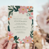 Jardin rose vert élégant Jardin Mariage fleuri