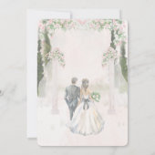 Invitation Jardin Royal Enregistrez La Date (Dos)