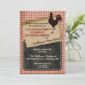 Invitation Jardin rustique Cookout (Debout devant)