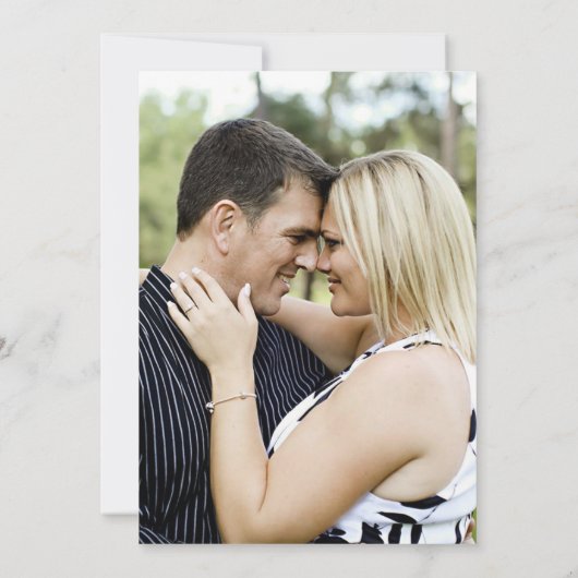 Invitation Jardin rustique mason bocal Spring Engagement Part (Dos)