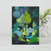 Invitation Jardin secret de nuit (Debout devant)