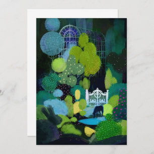 Invitation Jardin secret de nuit