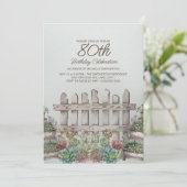 Invitation Jardin Succulents Porte Botanique 80e anniversaire (Debout devant)