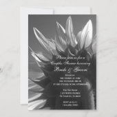 Invitation Jardin Sunflower Couples Wedding shower (Devant)
