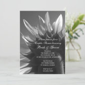Invitation Jardin Sunflower Couples Wedding shower (Debout devant)