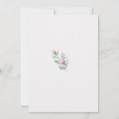 Invitation Jardin sur la Riviera 40e anniversaire de mariage (Dos)