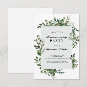 Invitation Jardin Tropical Green House Party