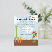 Invitation Jardin végétal (Debout devant)