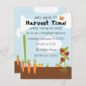 Invitation Jardin végétal (Devant / Derrière)