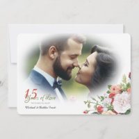 Jardin Vintage Fleurs Photo Anniversaire