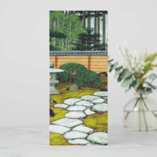 Invitation Jardin zen (Debout devant)