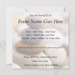 Invitation Jardin Zen Rock