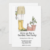 Invitation Jardinage (Devant / Derrière)