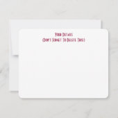 INVITATION JARDINS (Dos)