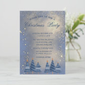 Invitation Jardins de Noël Bleus (Debout devant)