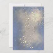 Invitation Jardins de Noël Bleus (Dos)