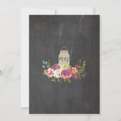 Invitation Jars Engagement Party Rustic Chalk Floral Invitati (Dos)