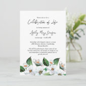 Invitation Jasmine Celebration of Life Funeral (Debout devant)