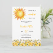 INVITATION JAUNE DE LA FILLE DU SOLEIL BABYSHOWE (Debout devant)