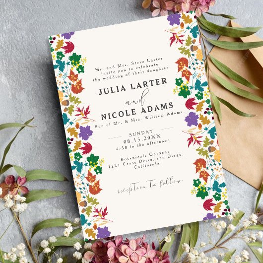 Invitation Jaune de Moutarde de Printemps Fleur de Prairie Vi