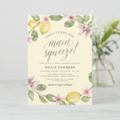 Invitation Jaune | Fête des mariées principale de courge de c (Debout devant)