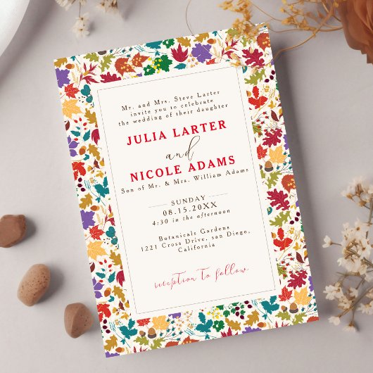 Invitation Jaune Moutarde de Printemps Fleur de Prairie Viole