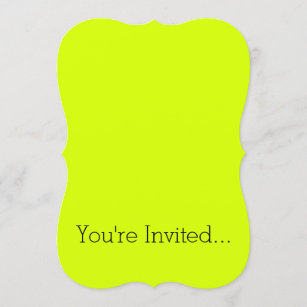 Invitations Faire Part Fluorescent Zazzle Be
