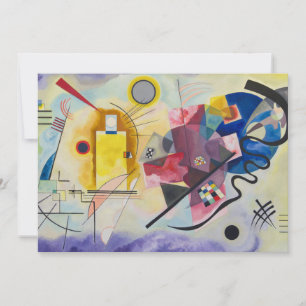 Invitation Jaune, Rouge, Bleu par Wassily Kandinsky